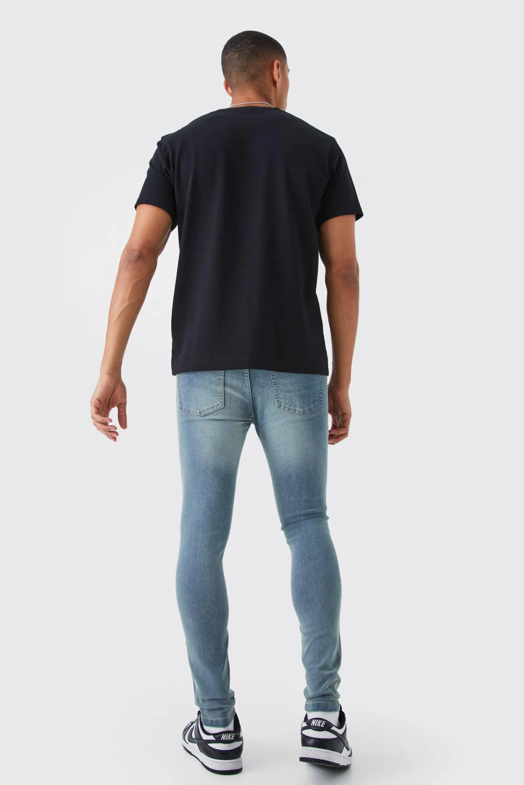 Super Skinny Stretch Jean | BoohooMAN UK