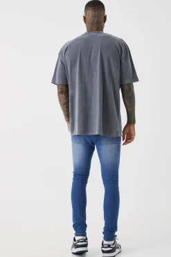 Super Skinny Stretch Jean | BoohooMAN UK