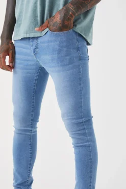 Super Skinny Stretch Jean | BoohooMAN UK