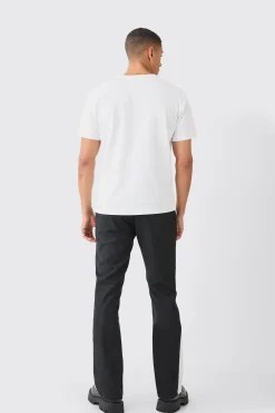 Tailored Gusset Detail Flared Trousers | BoohooMAN UK