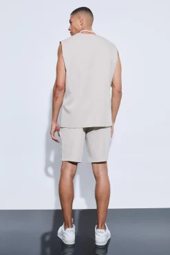 Tailored Pull Over Waistcoat | BoohooMAN UK