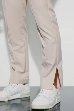 Tailored Straight Fit Trousers | BoohooMAN UK