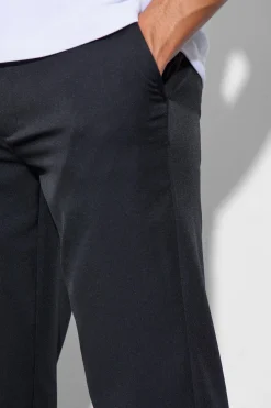 Tailored Straight Leg Trousers | BoohooMAN UK