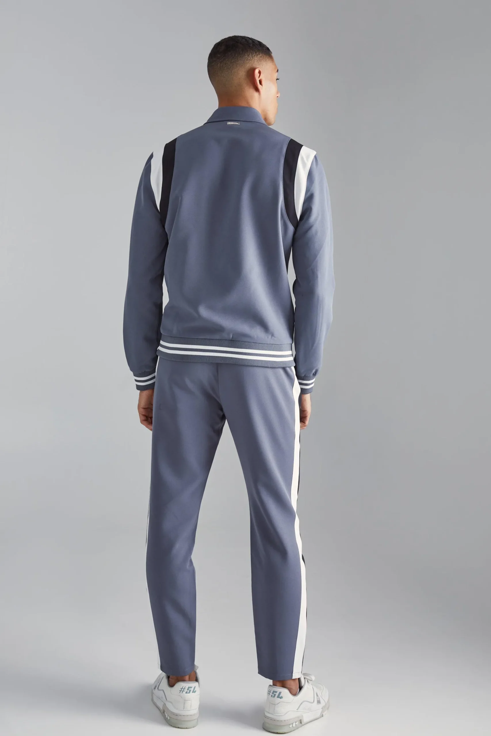 Tailored Varsity Trouser | BoohooMAN UK