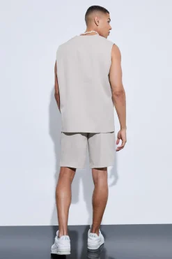 Tailored Wide Leg Shorts | BoohooMAN UK