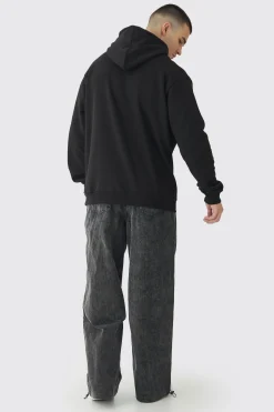 Tall 8 Ball Embroidered Hoodie | BoohooMAN UK