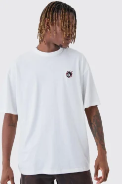 Tall 8 Ball Embroidered T-Shirt | BoohooMAN UK