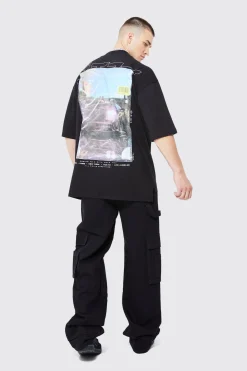 Tall Baggy Fit Cargo Jeans | BoohooMAN UK