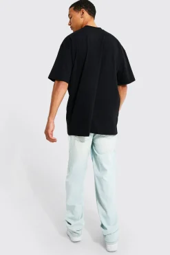 Tall Baggy Fit Rigid Denim Jean | BoohooMAN UK