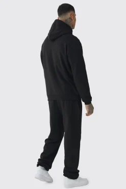 Tall Balaclava Graphic Oversized Tracksuit | BoohooMAN UK