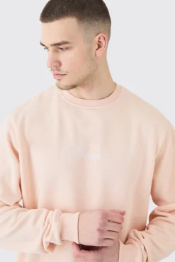 Tall Basic Crew Neck Homme Sweatshirt | BoohooMAN UK