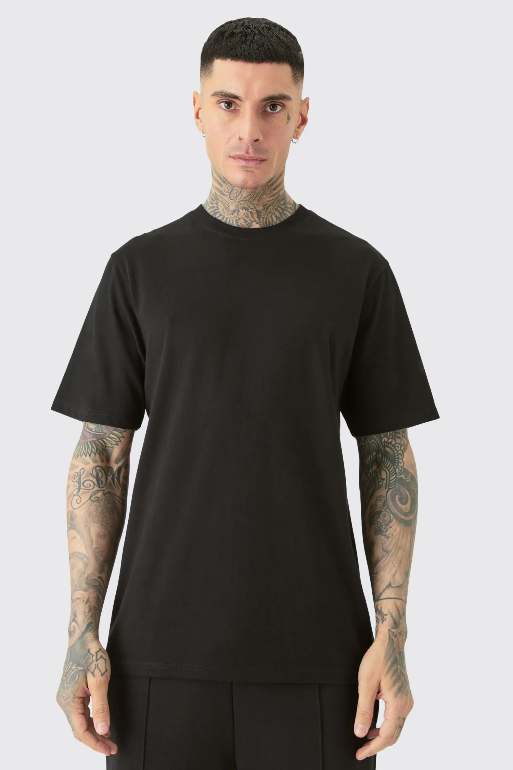 Tall Basic Crew Neck T-shirt | BoohooMAN UK