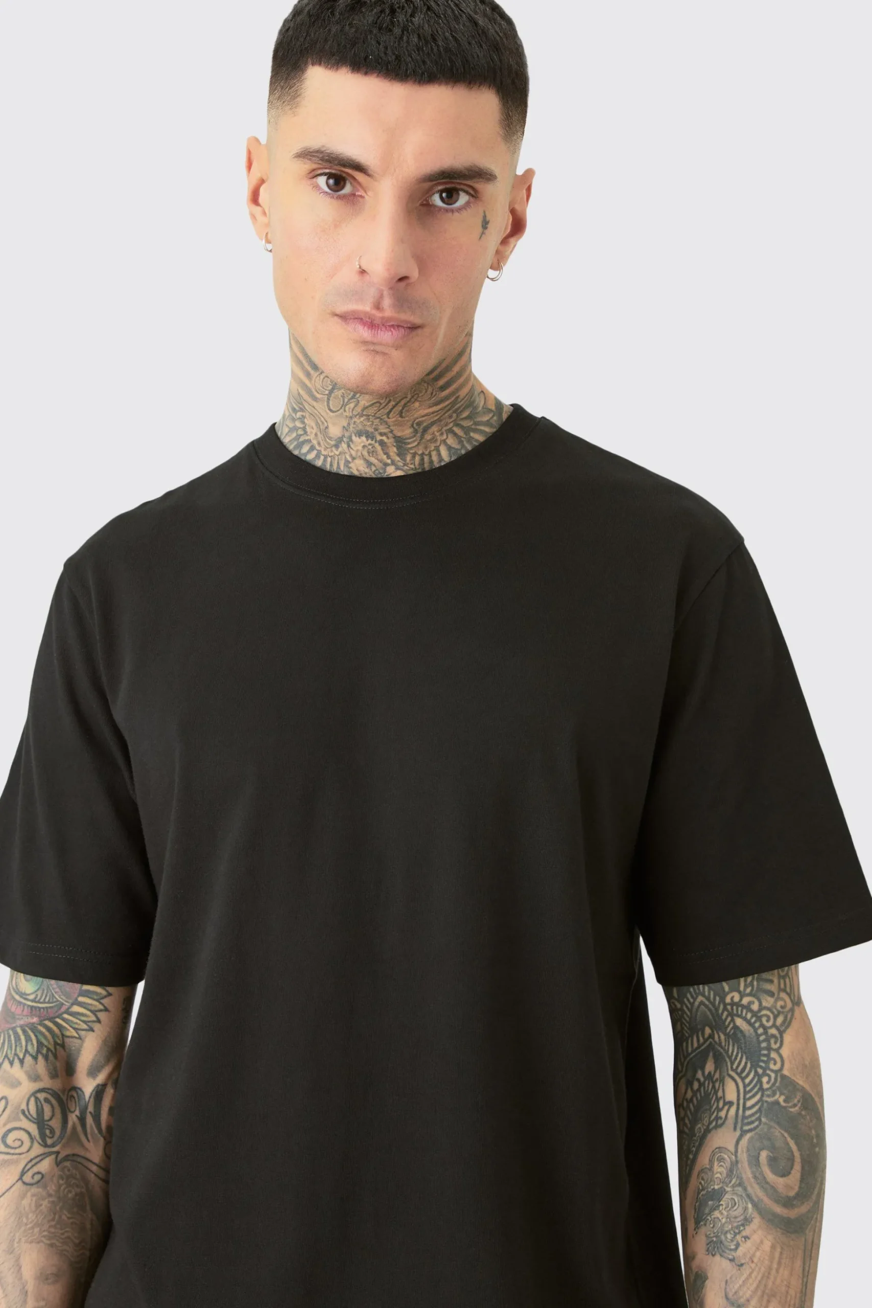 Tall Basic Crew Neck T-shirt | BoohooMAN UK