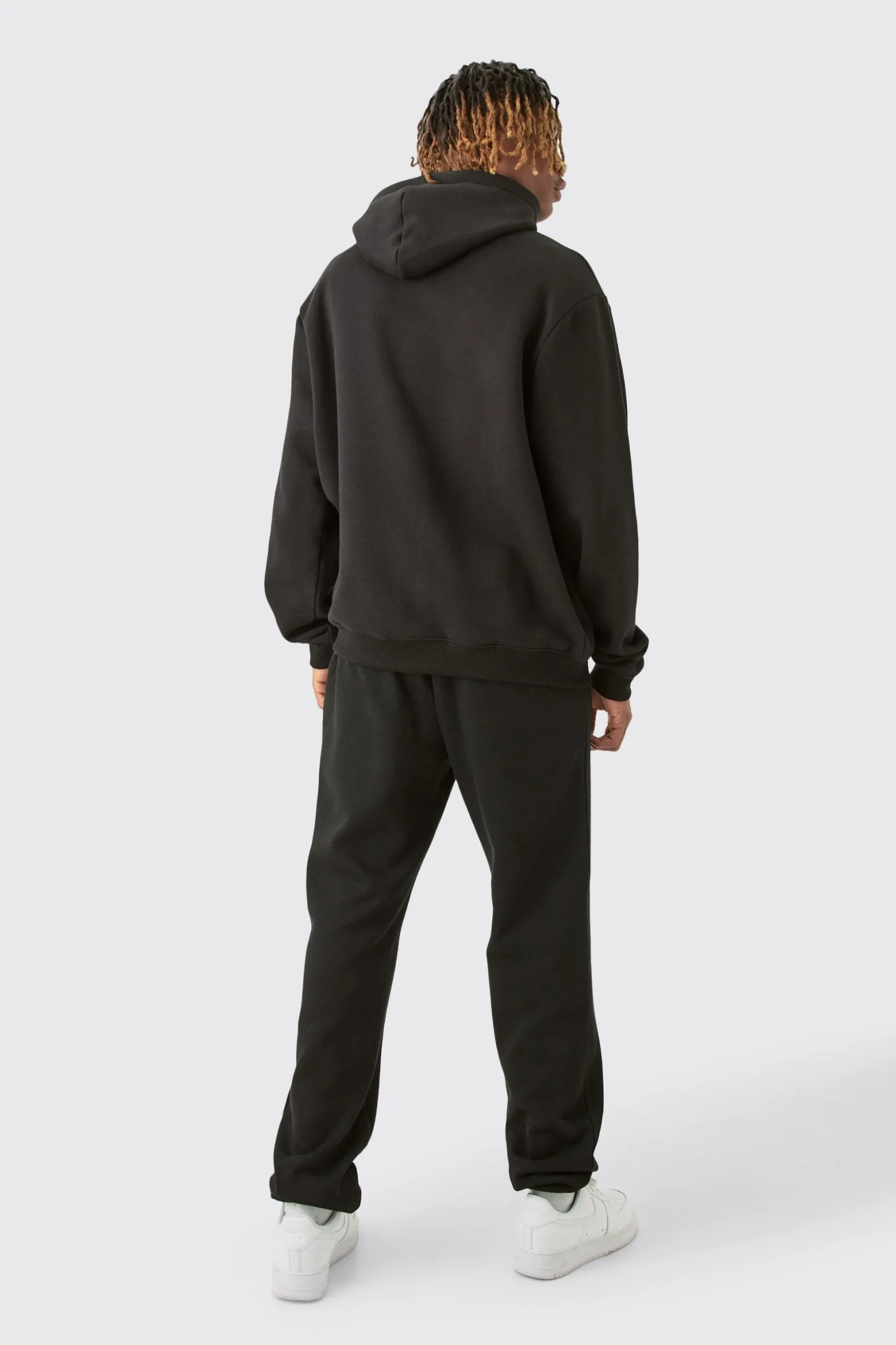 Tall Basic Man Signature Hoodie In Black | BoohooMAN UK