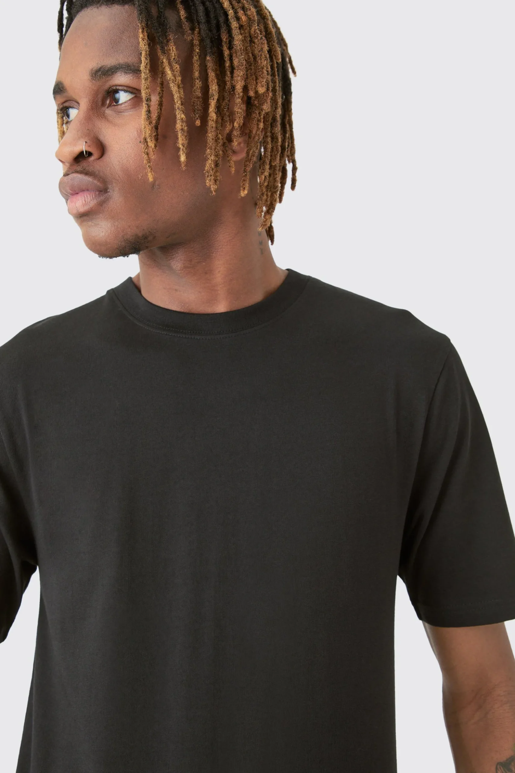 Tall Basic Muscle Fit T-shirt | BoohooMAN UK