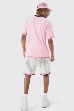 Tall Boxy Limited Basketball Tee & Short Set | BoohooMAN UK