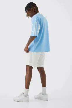 Tall Boxy Moto Knitted Polo | BoohooMAN UK