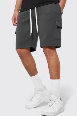Tall Cargo Short With Extended Drawcords | BoohooMAN UK