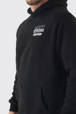 Tall Cherry Graphic Back Print Oversized Hoodie | BoohooMAN UK