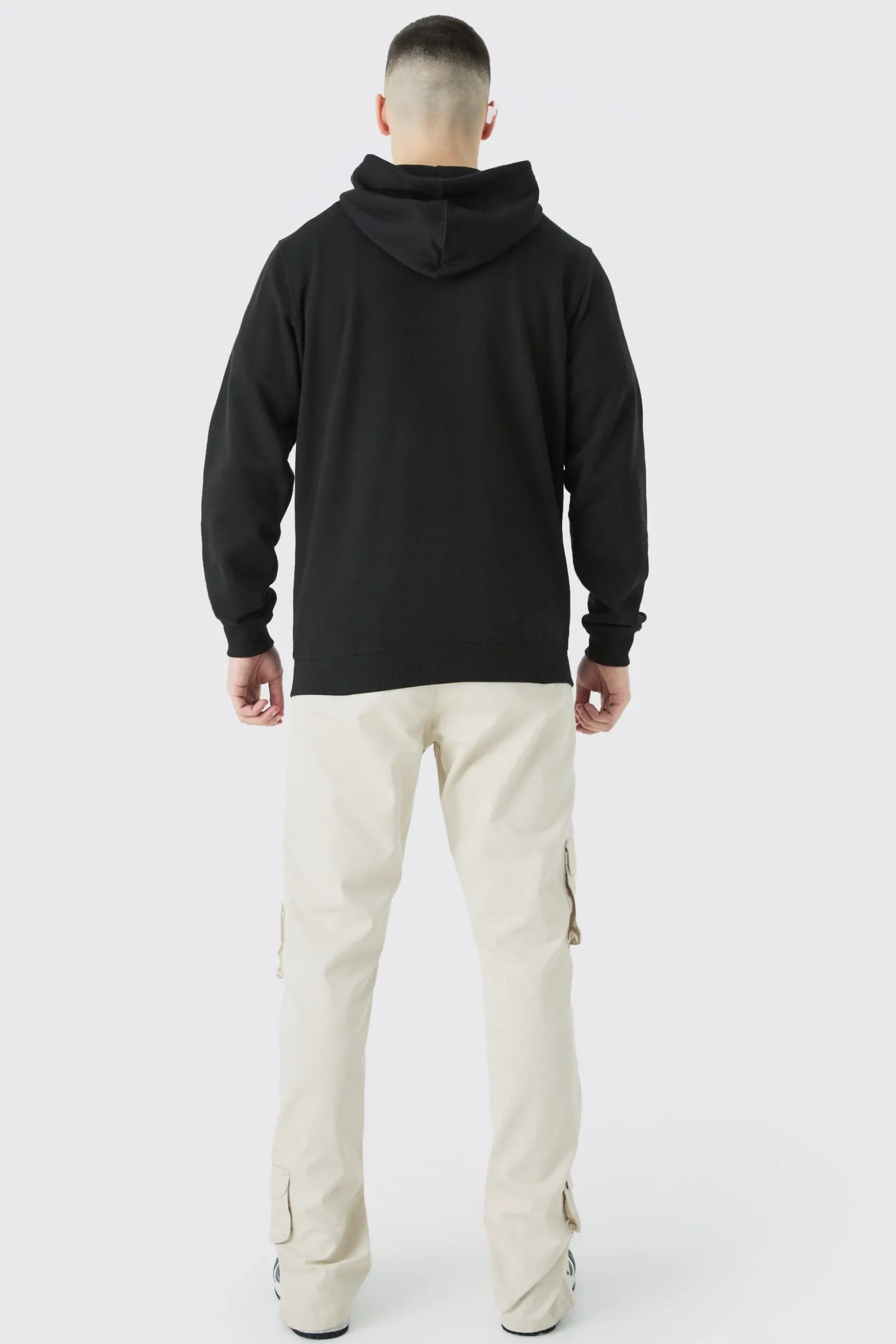 Tall Core Fit Basic Zip Thru Hoodie | BoohooMAN UK