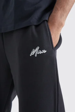 Tall Core Fit Man Signature Branded Jogger | BoohooMAN UK