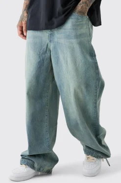 Tall Denim Parachute Jean | BoohooMAN UK