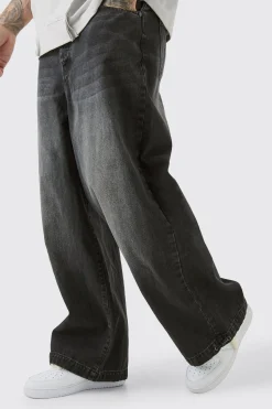 Tall Denim Parachute Jean | BoohooMAN UK