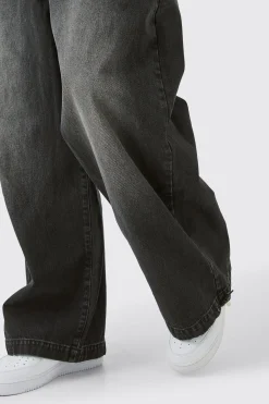 Tall Denim Parachute Jean | BoohooMAN UK