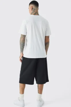 Tall Ed Edd N Eddy License Print T-shirt In White | BoohooMAN UK