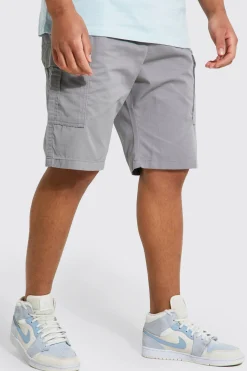 Tall Elastic Waist Cargo Short | BoohooMAN UK