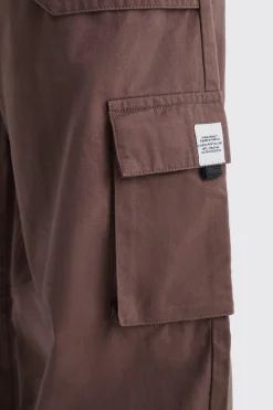 Tall Elastic Waist Relaxed Fit Buckle Cargo Jogger | BoohooMAN UK
