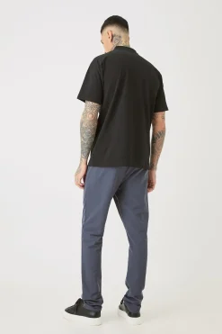 Tall Elasticated Lightweight Technical Stretch Slim Fit Trousers | BoohooMAN UK