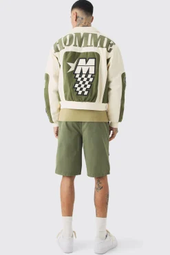 Tall Elasticated Waist Relaxed Bungee Cord Shorts | BoohooMAN UK