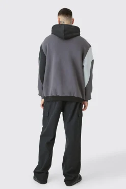 Tall Elasticated Waist Twill Relaxed Fit Cargo Trouser | BoohooMAN UK