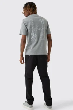 Tall Fixed Waist Slim Cropped Chino Trouser | BoohooMAN UK