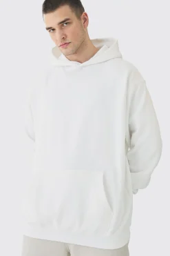 Tall Floral Back Print Oversized Hoodie | BoohooMAN UK