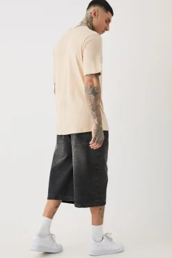 Tall Floral Line Drawing Print T-shirt | BoohooMAN UK