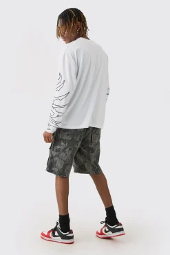 Tall Graphic Long Sleeve T-Shirt | BoohooMAN UK
