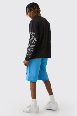 Tall Graphic Long Sleeve T-Shirt | BoohooMAN UK
