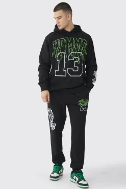 Tall Homme 13 Varsity Tracksuit | BoohooMAN UK