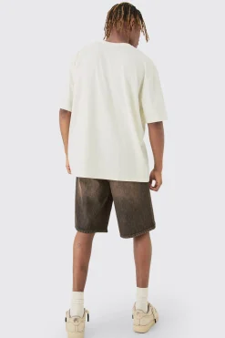 Tall Homme Dobermann Printed Graphic Oversized T-shirt | BoohooMAN UK