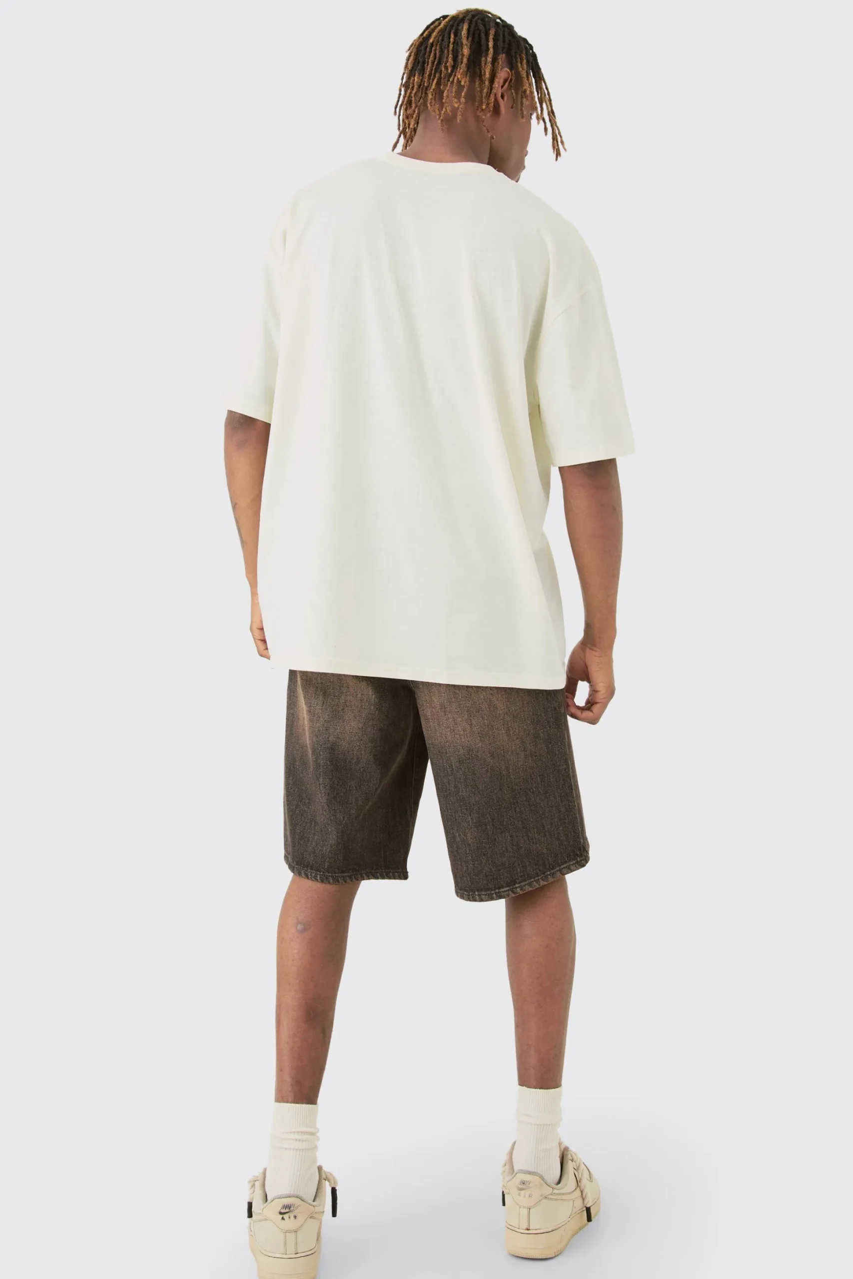 Tall Homme Dobermann Printed Graphic Oversized T-shirt | BoohooMAN UK