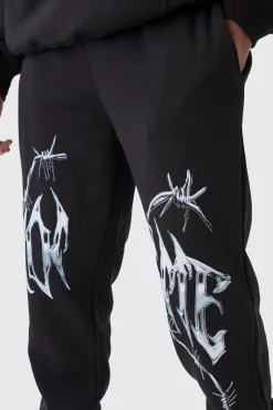 Tall Homme Splice Print Jogger | BoohooMAN UK