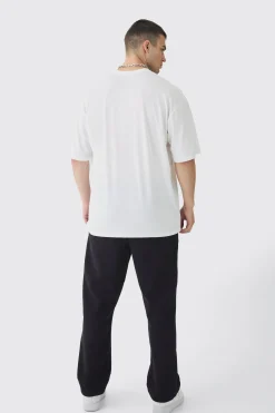 Tall Homme Star Print Graphic T-Shirt | BoohooMAN UK