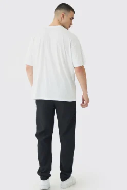 Tall Homme Western Oversized T-Shirt | BoohooMAN UK