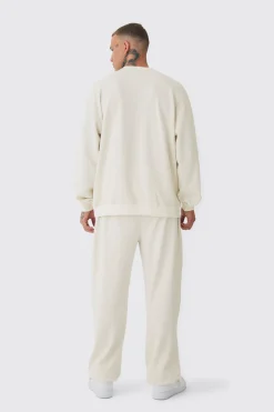 Tall Jacquard Knit Drawcord Joggers | BoohooMAN UK