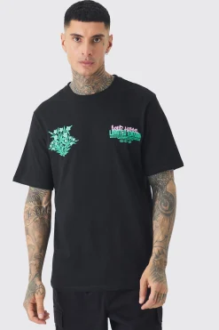 Tall Limited Edition Floral Print T-shirt | BoohooMAN UK