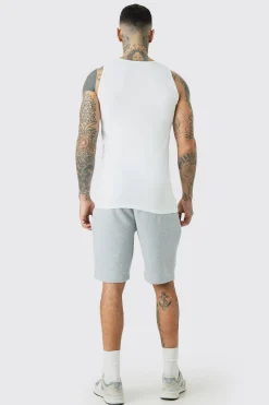 Tall Loose Fit Jersey Short | BoohooMAN UK