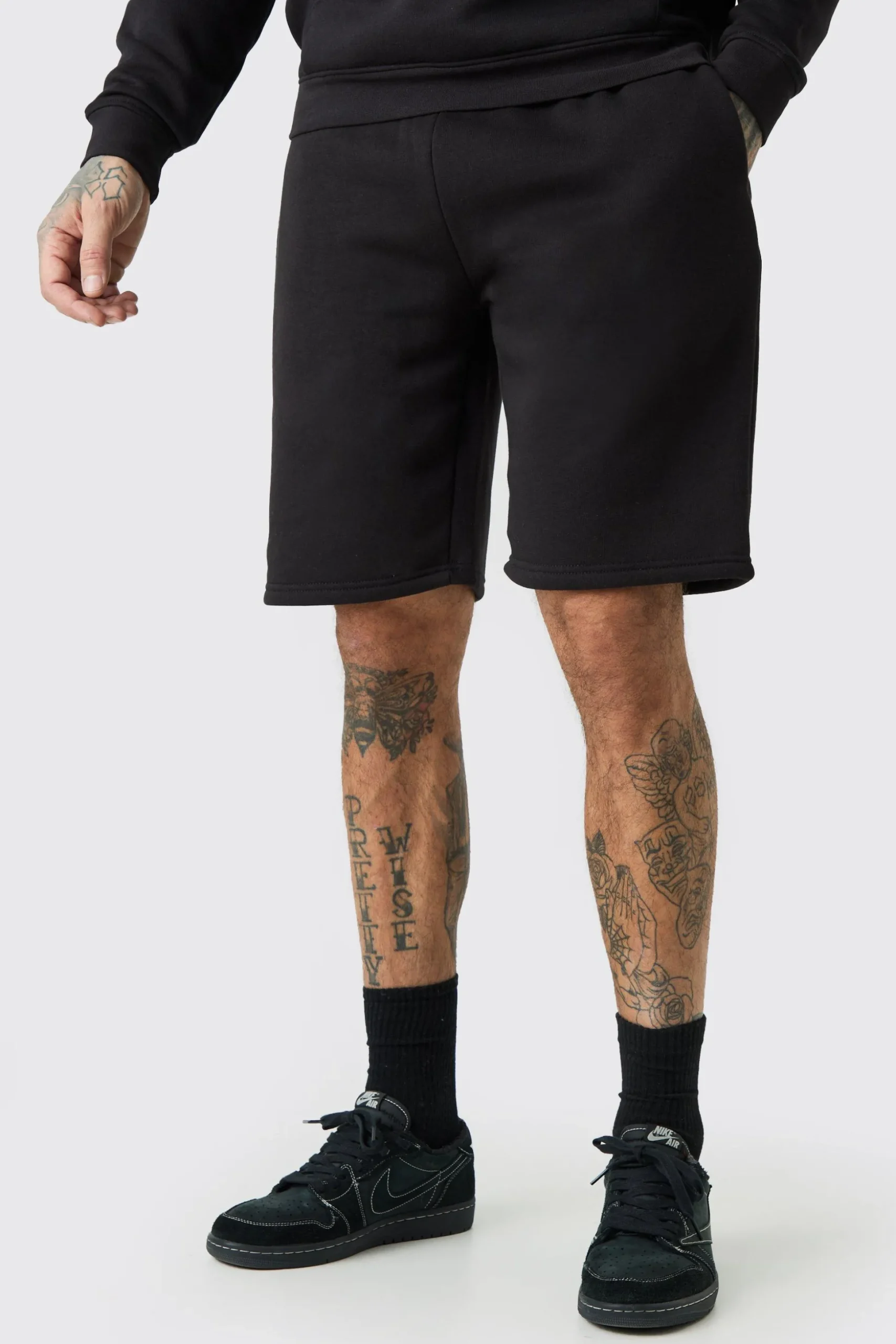 Tall Loose Fit Jersey Short | BoohooMAN UK
