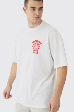 Tall Lucky Cat Graphic T-Shirt | BoohooMAN UK